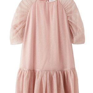 Zara Elegant Pink Glitter tulle Dress